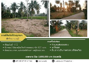 ขายที่ดินใกล้วัดญาณฯ พัทยา ชลบุรี